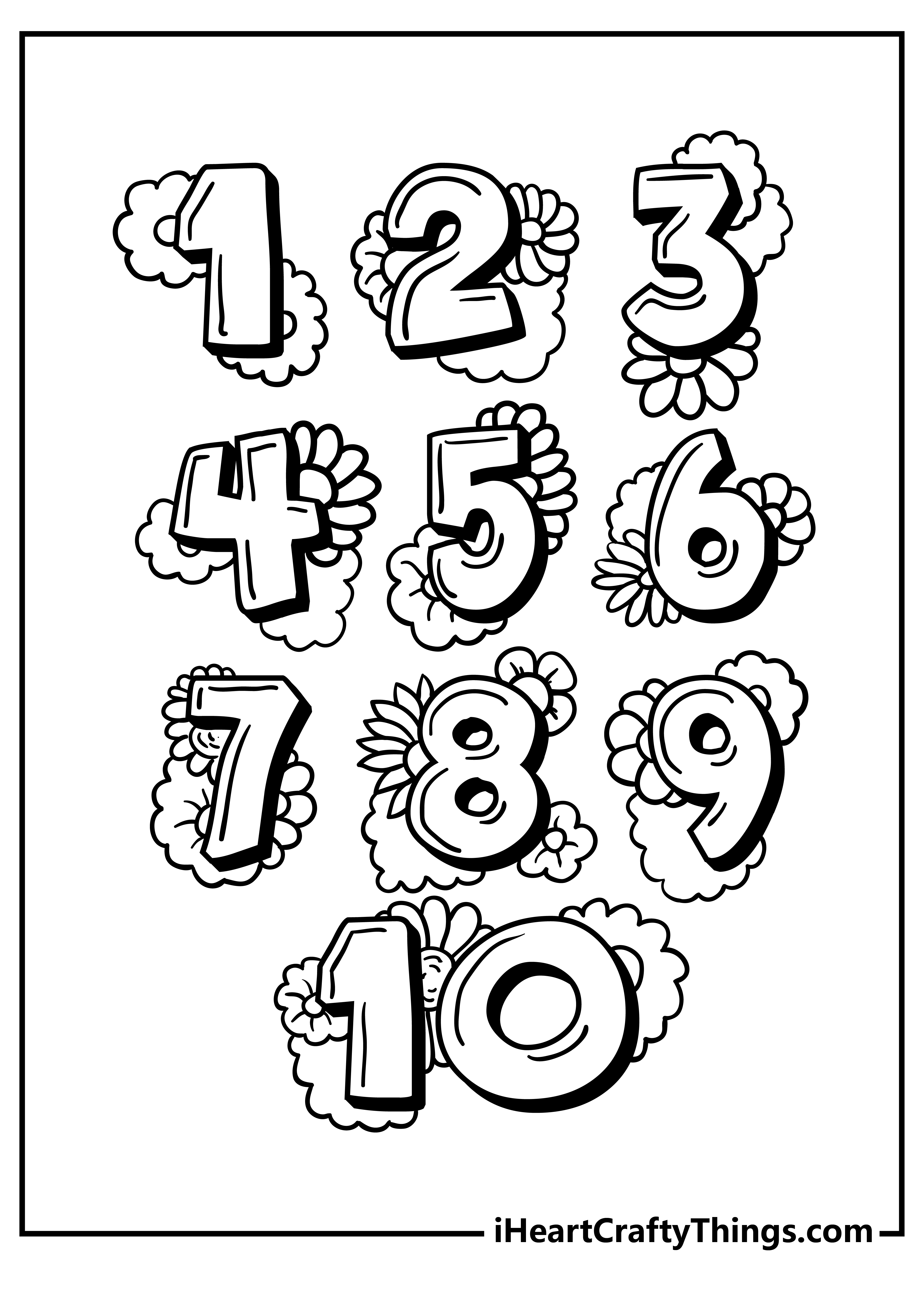 Coloring pages for kids sample design